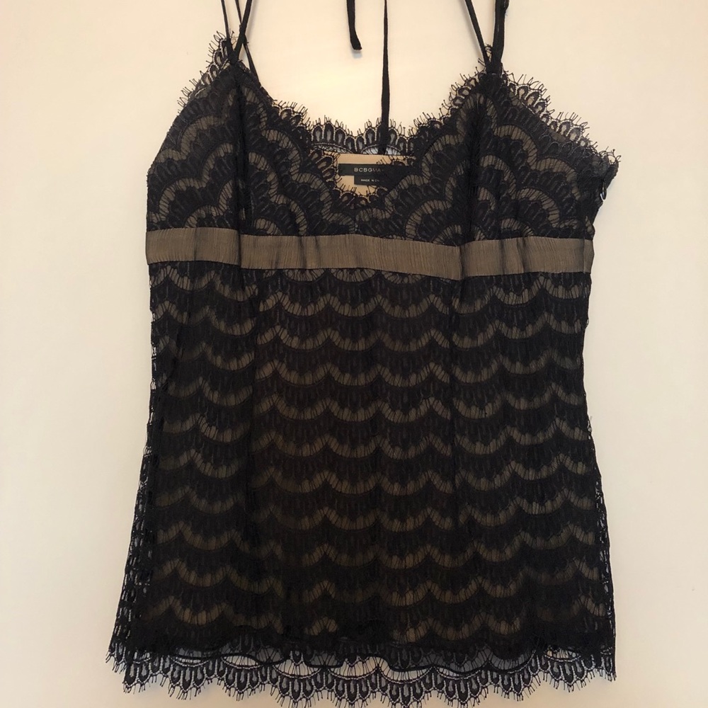 BCBG lace tank top